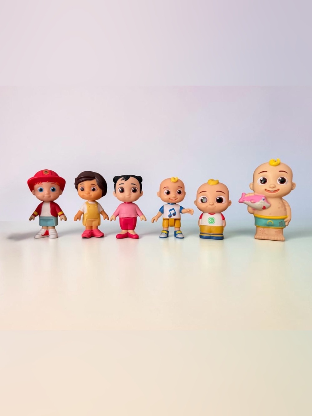 6 Cocomelon Moonbug Collectible Figures by Jazwares
